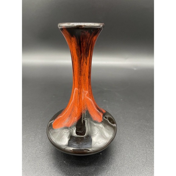 Jasper Alberta Drip Vase Sculptured Art Pottery Bud Vase 5” Vintage - Picture 7 of 8